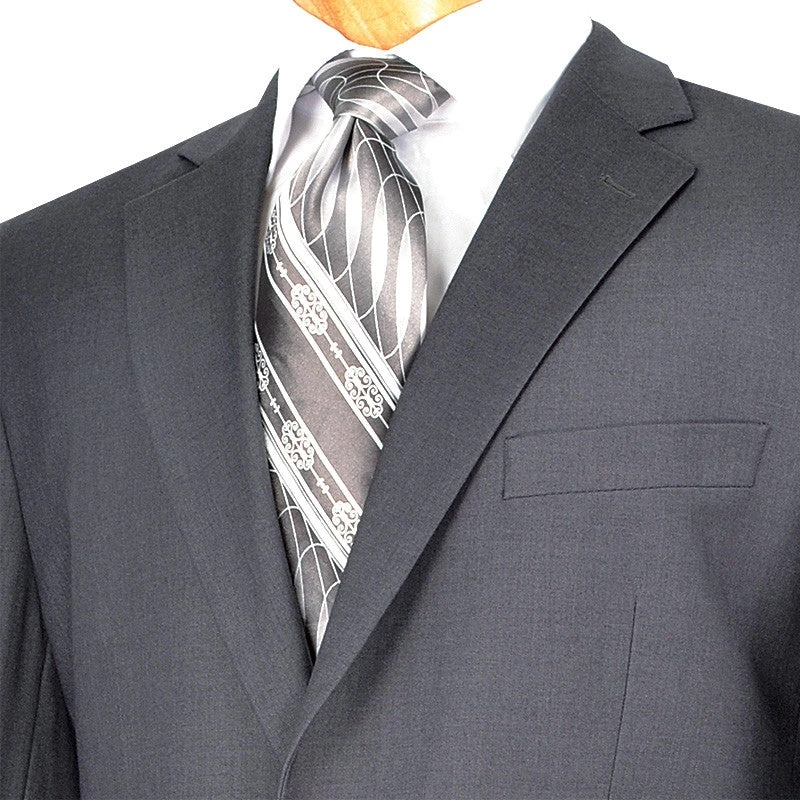 (38R) Regular Fit Suit 2 Button 2 Piece In Gray 2 (38R) Regular Fit Suit 2 Button 2 Piece In Gray - Image 2