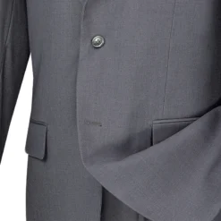 Regular Fit Suit 2 Button 2 Piece In Gray -Gentri Store 01 VIN 2TR GRAY 15 4