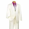 Regular Fit Suit 2 Button 2 Piece In Ivory