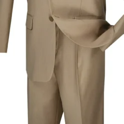 (40S) Regular Fit Suit 2 Button 2 Piece In Khaki -Gentri Store 01 VIN 2TR KHAKI 15 4 90504e55 58aa 4d96 92ec 0394a5b41c2f