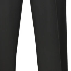 Men's Dress Pants Flat Front Design In Black -Gentri Store 01 VIN FF RS BLACK 15 4