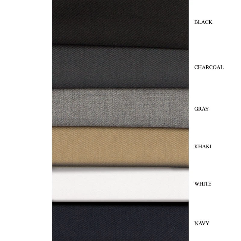 Navy Dress Pants Regular Leg Flat Front Pants Pre-Hemmed 2 Navy Dress Pants Regular Leg Flat Front Pants Pre-Hemmed - Image 2