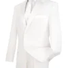 Royale Collection - Regular Fit 2 Piece Tuxedo In White