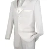 Men's Regular Fit Tuxedo 2 Piece Collection In White 3 Button Design
