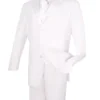 Men's Regular Fit Tuxedo 3 Piece With Vest White
