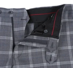 English Laundry 2-Piece Gray Plaid Wool Blend Slim Fit Suit -Gentri Store 11 2592x 0210153e f15e 4e0c afc3 421d079311ba