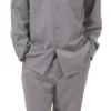Men's 2 Piece Long Sleeve Walking Suit In Gray