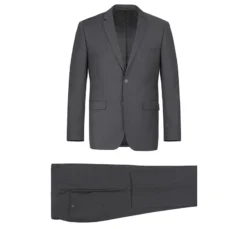 Vanderbilt Collection- Classic 2 Piece Suit 2 Buttons Regular Fit In Charcoal Gray -Gentri Store 1 2592x c31a9426 2755 420b b41b 65096c4b9f5d