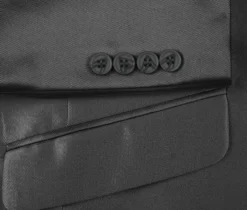 Black Slim Fit Sharkskin Italian Styled 2 Piece Suit 11 Black Slim Fit Sharkskin Italian Styled 2 Piece Suit -Gentri Store 207 1 5 4a777326 f112 43ed 99ad 63c64cd1871c