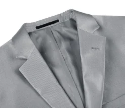 Gray Regular Fit Sharkskin Italian Styled 2 Piece Suit -Gentri Store 207 2 3 d077e5ec 76bb 466e ba7b 0f7e066e8530