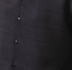 Black Weave Pattern Walking Suit 2 Piece Short Sleeve Set -Gentri Store 2315 BLACK3