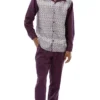 Plum 2 Piece Long Sleeve Walking Suit Set