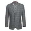 Regular Fit 2 Piece Suit Gray Check