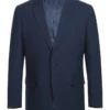 Regular Fit 2 Piece Suit Blue Check