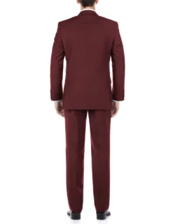 Vanderbilt Collection - Classic 2 Piece Suit 2 Buttons Regular Fit In Burgundy -Gentri Store 2 47bc0d5b 10e9 4201 bc4a 12c9e2ac7fdb scaled