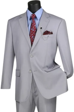 Nola Collection - Regular Fit 2 Piece In Light Gray