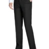 Dress Pants Regular Leg Un-Hemmed Bottoms In Black