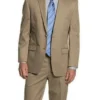 Regular Fit Suit 2 Button 2 Piece In Khaki
