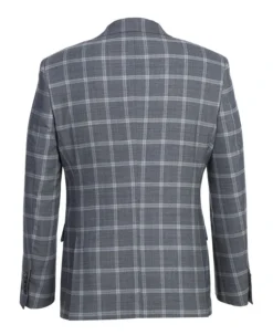 English Laundry 2-Piece Gray Plaid Wool Blend Slim Fit Suit -Gentri Store 3 2592x a2fb2631 3462 4602 9730 9663d7ef6b0c