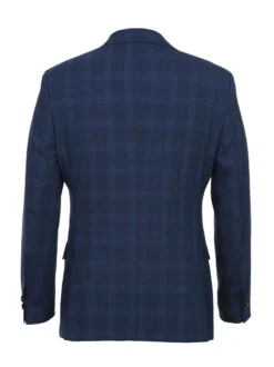 English Laundry 2-Piece Blue Plaid Wool Blend Slim Fit Dress Suit -Gentri Store 3 2592x c99e1303 c377 4845 8803 baf12b112106