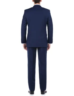 Vanderbilt Collection - Classic 2 Piece Suit 2 Buttons Regular Fit In Navy -Gentri Store 3 5685ac5f 6a3b 4630 ba1d 04aebfc6e42f