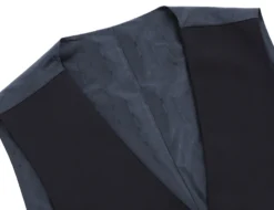 Vanderbilt Collection- Classic Dress Vest 5 Buttons Regular Fit In Dark Navy -Gentri Store 3s 6625601c 3fb2 4731 adde 4fc994755cde