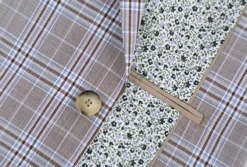 Gerace Collection - 2 Piece Glen Plaid Slim Fit Suit In Gray -Gentri Store 4Z8A5518s