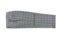 100% Wool Regular Fit 2 Piece Windowpane Dress Suit In Gray -Gentri Store 4Z8A7587