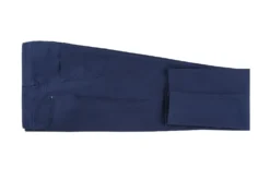 Stretch Cotton Flat Front Pants Straight Legs In Blue -Gentri Store 4Z8A7724 e67c0bf9 161d 4a41 9f04 896dfce3f179