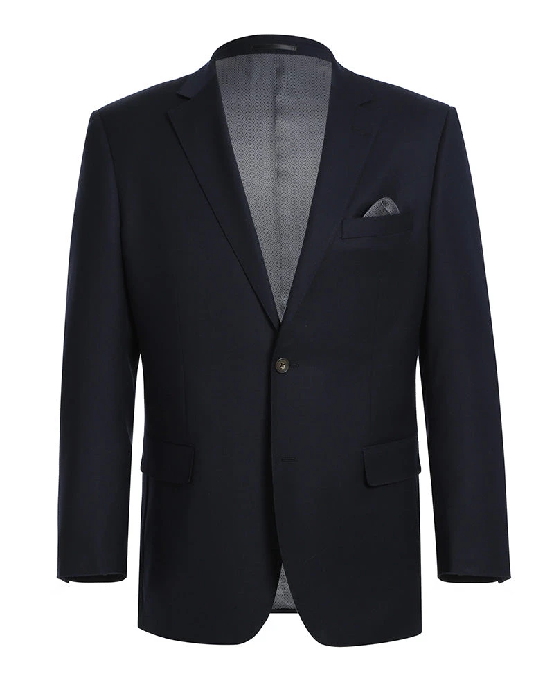 Wool Regular Fit Blazer Solid Color In Black 1 Wool Regular Fit Blazer Solid Color In Black