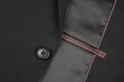 Performance Stretch Suit 2 Piece Slim Fit In Black -Gentri Store 4Z8A9309s