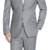 Performance Stretch Suit 2 Piece Slim Fit In Gray