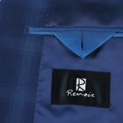 Classic Wool Regular Fit 2 Piece Checked Dress Suit In Blue -Gentri Store 4Z8A9760 1944x 0d2f982f 30bd 4a93 bba4 e51a8da70c70