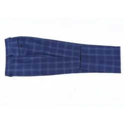 Classic Wool Regular Fit 2 Piece Checked Dress Suit In Blue -Gentri Store 4Z8A9761 1944x cb2123ec a7f5 4896 9a79 bc3743cd9600