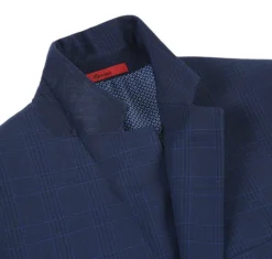 Regular Fit 2 Piece Suit Blue Check 14 Regular Fit 2 Piece Suit Blue Check -Gentri Store 5 2592x 157475fc 3d22 4ce5 9c28 690b5575d980