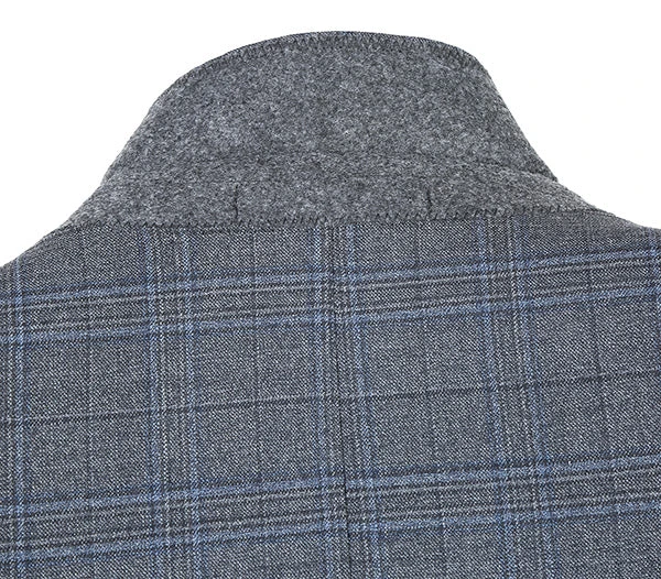 Classic Regular Fit 2 Piece Wool Blend Stretch Suit In Gray 5 Classic Regular Fit 2 Piece Wool Blend Stretch Suit In Gray - Image 5