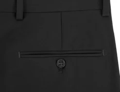 Dress Pants Regular Leg Un-Hemmed Bottoms In Black -Gentri Store 5s 74981c5a bc08 424b 8b68 48b6d77911d5