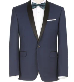 Blue 2 Piece Tuxedo Shawl Lapel Slim Fit -Gentri Store 68673539953290500s