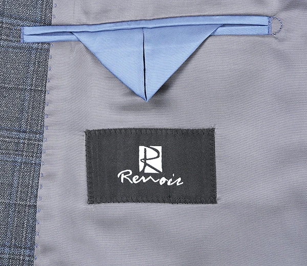 Classic Regular Fit 2 Piece Wool Blend Stretch Suit In Gray 9 Classic Regular Fit 2 Piece Wool Blend Stretch Suit In Gray - Image 9