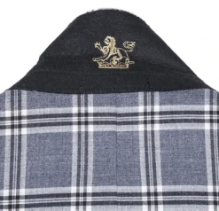 English Laundry Slim Fit Dimgray With White Check Suit -Gentri Store 72 60 001 5