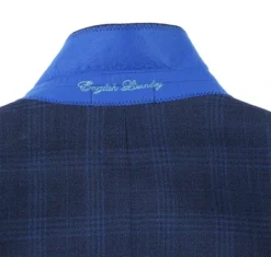 English Laundry 2-Piece Blue Plaid Wool Blend Slim Fit Dress Suit -Gentri Store 7 2592x 710b447f f7ee 474a ac87 f0895a97e2e8