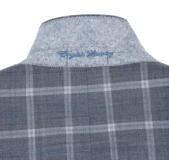 English Laundry 2-Piece Gray Plaid Wool Blend Slim Fit Suit -Gentri Store 7 2592x c2f9fed1 84a7 457f 9a83 87d6edcab550