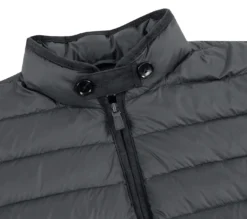 Black Regular Classic Fit Goose Down Vest -Gentri Store 831 11 3