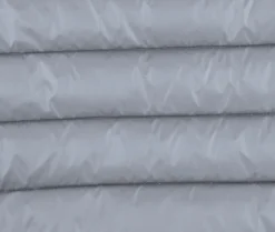 Gray Regular Classic Fit Goose Down Vest -Gentri Store 831 2 5