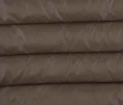 Brown Regular Classic Fit Goose Down Vest -Gentri Store 831 3 5