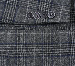 Classic Regular Fit Blazer Windowpane Pattern In Gray -Gentri Store 8 2592x bdefad87 23fb 413d b70a dbd020c0ac53