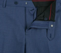 (36R, 38R) Wool Single Breasted Dress Suit Slim Fit 2 Piece 2 Button In Blue -Gentri Store 8 311db79e ca73 44b6 a436 cc24c0727f93