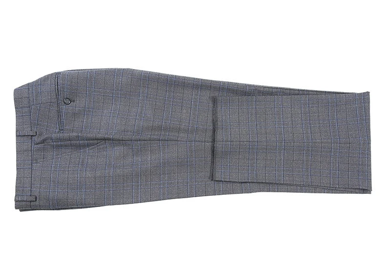 Classic Regular Fit 2 Piece Wool Blend Stretch Suit In Gray 8 Classic Regular Fit 2 Piece Wool Blend Stretch Suit In Gray - Image 8