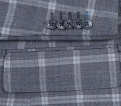 English Laundry 2-Piece Gray Plaid Wool Blend Slim Fit Suit -Gentri Store 9 2592x 36bb39b7 9ee3 4025 8741 3954c8be4930