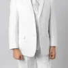 Classic Boy Suit 5 Piece Set White